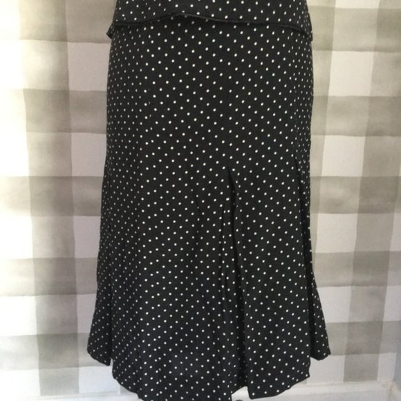 DANY Polkadot Black Skirt Set Made in Italy